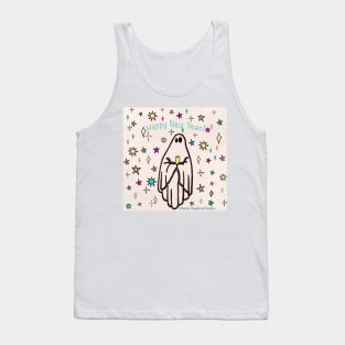 Happy New Year Ghost Tank Top